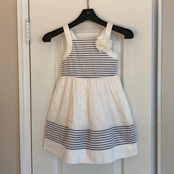 NWT Janie and Jack dress with flower - Picture 1 of 1
